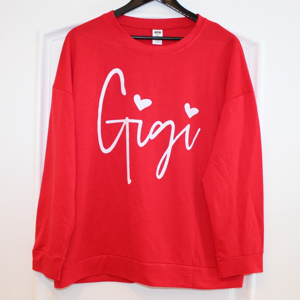 Gigi sweatshirt (women’s XL) (NWOT)
